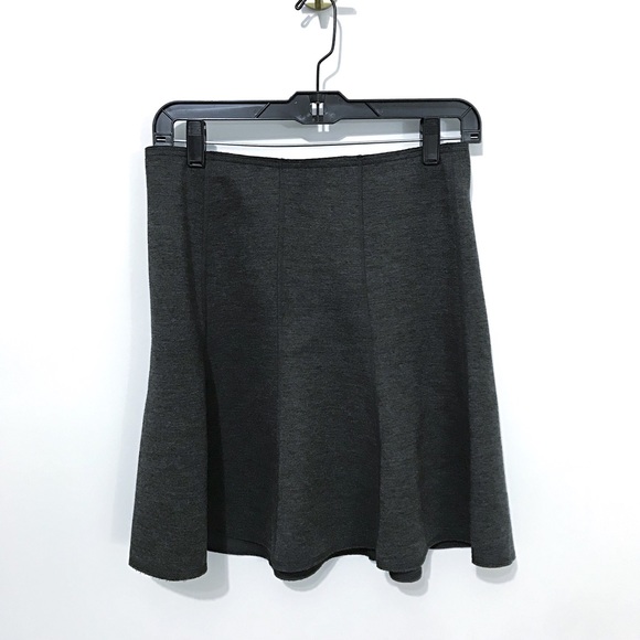 Ann Taylor Dresses & Skirts - Ann Taylor Gray Ponte Fabric Slater Skirt